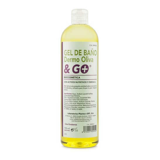 Pharma & Go Gel De Baño Con Aceite De Oliva 750 ml