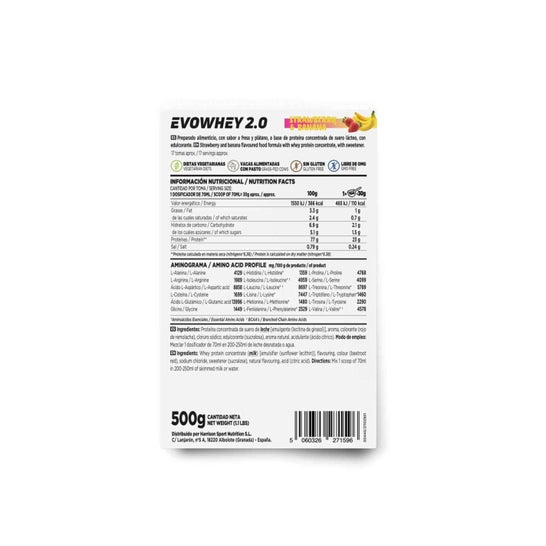 HSN Evowhey Protein Fresa y Plátano 500g