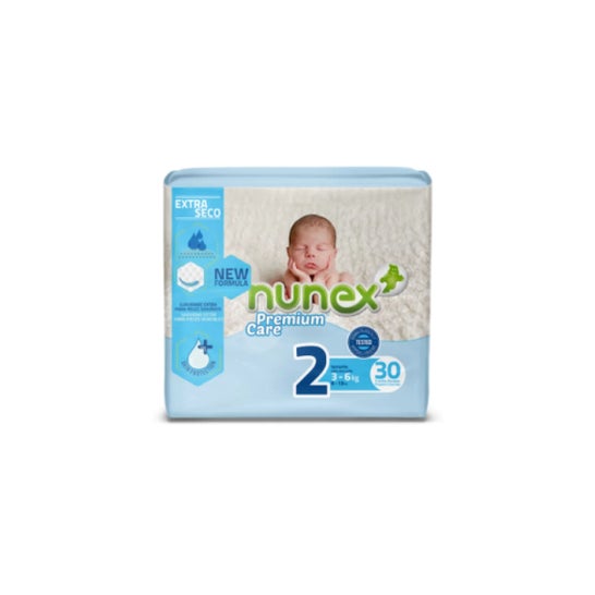 Nunex Pack Couches Taille 2 3-6Kg 30uts