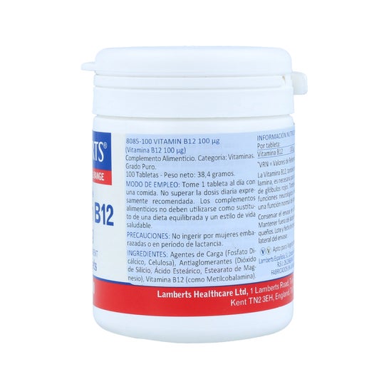 Lamberts vitamine B12 100mg 100mg 100comp