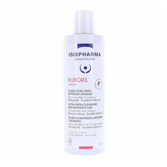 Isispharma Ruboril Fluide Ultra-Frais Nettoyant Apaisant 250ml