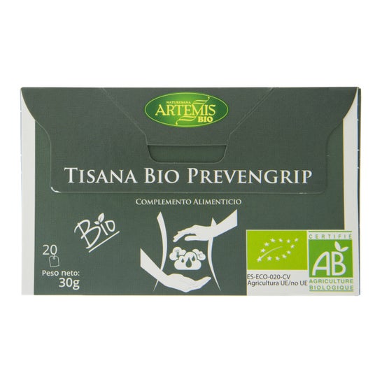 Artemis Organic Prevengrip-T Tisane 20 filtres