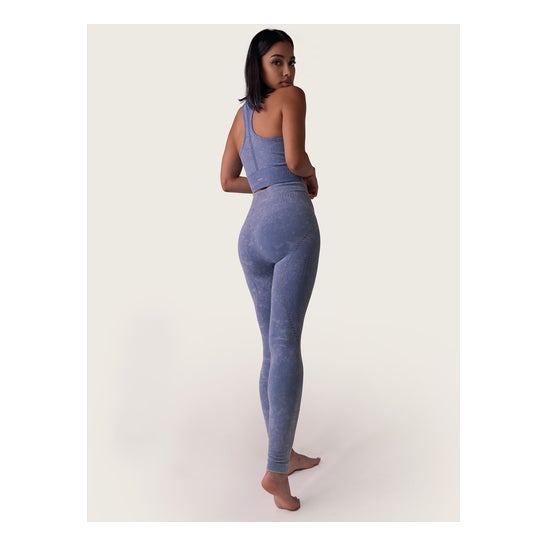 Anaissa Set Legging + Brassière Sport Fibr Emana 3D Stone Bleu S