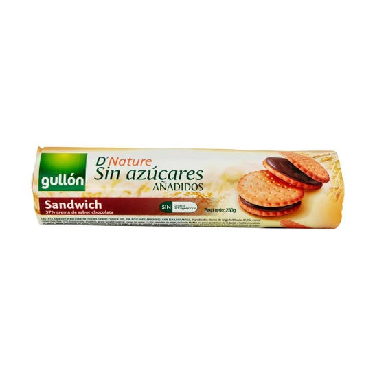 Gullón D'Nature Sandwich Sans Sucre Ajouté 250g