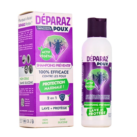 Déparaz Shampooing préventif anti-poux et lentes 150 ml