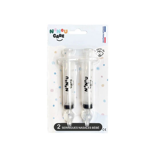 Nanou Care Seringues nasales bébé 2x10 ml