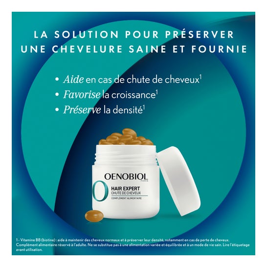 Oenobiol Hair Expert Chute de Cheveux 2x30 Capsules