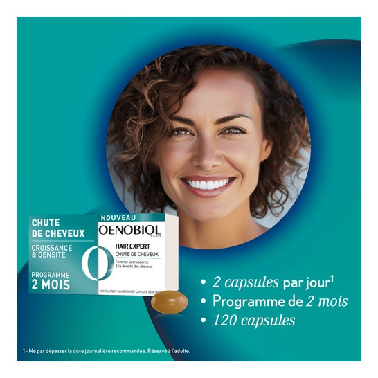 Oenobiol Hair Expert Chute de Cheveux 2x30 Capsules