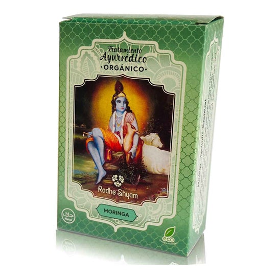 Radhe Shyam Traitement Capillaire Ayurvédique Moringa 100g