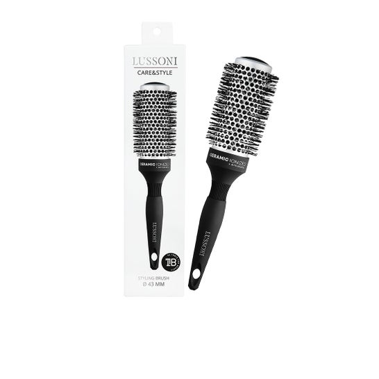 Lussoni Care & Style Round Silver Styling Brush 43mm 1ut