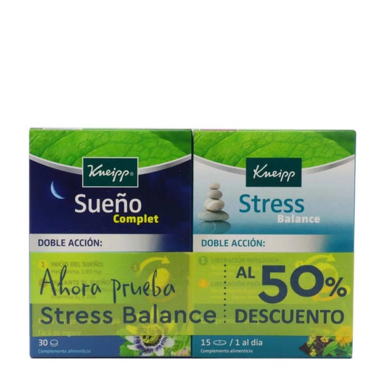 Kneipp Pack Sommeil Complet 30Caps + Stress Balance 15Caps