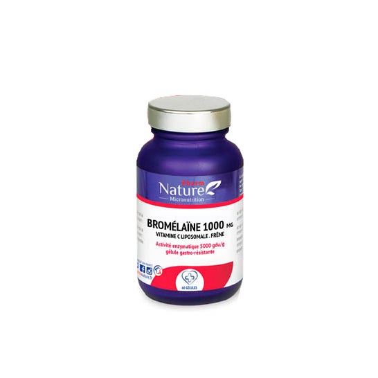 Pharm Nature Micronutrition Bromélaïne 1000mg 60 Gélules