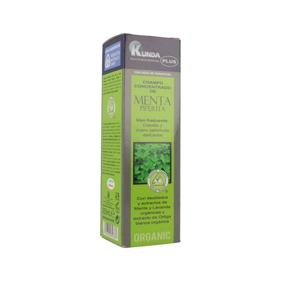 Kunda Shampooing à la menthe poivrée 250ml