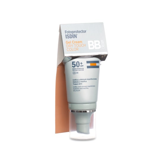 Fotoprotector ISDIN® Gel Cream Dry Touch Color SPF 50+ 50 ml