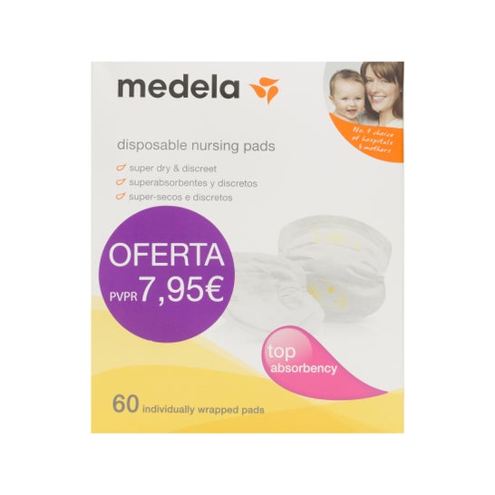 Medela Coussinets d'Allaitement Jetables 60 unités