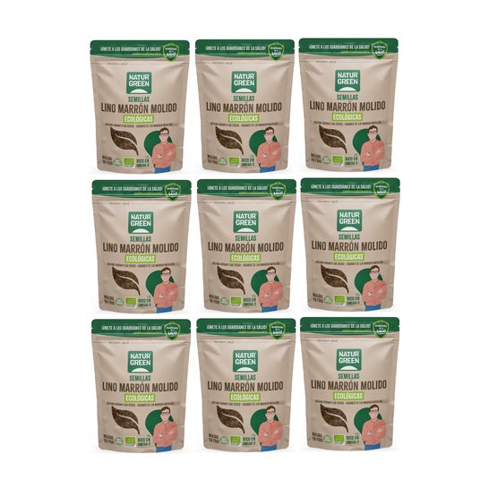 NaturGreen Pack Lin Marron Eco 9x150g