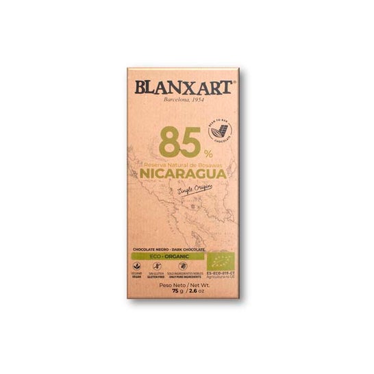 Blanxart Chocolat Noir 85% Nicaragua Eco 75g