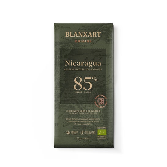 Blanxart Chocolat Noir 85% Nicaragua Eco 75g