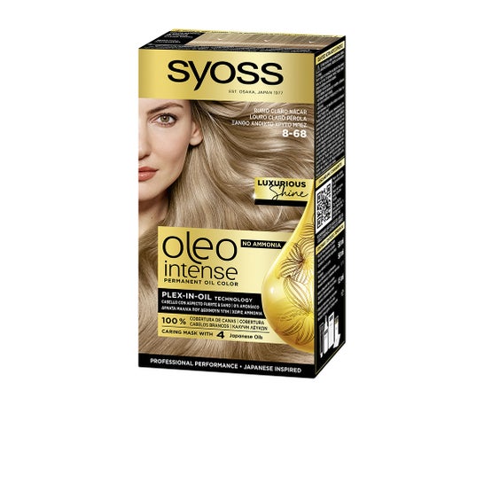 Syoss Oleo Intense Coloration 8-68 Blond Clair Nacre Set