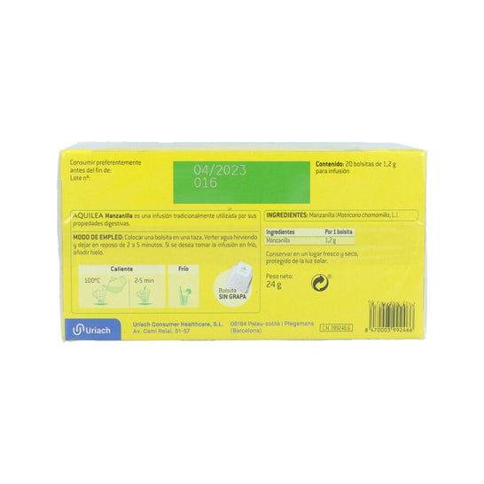 Aqulea Infusions Camomille 20 sachets