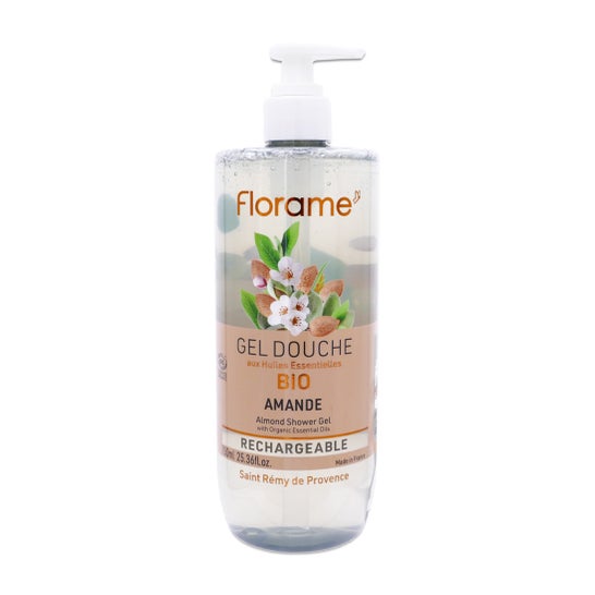 Florame Gel Douche Bio Amande Rechargeable Bio 750 ml