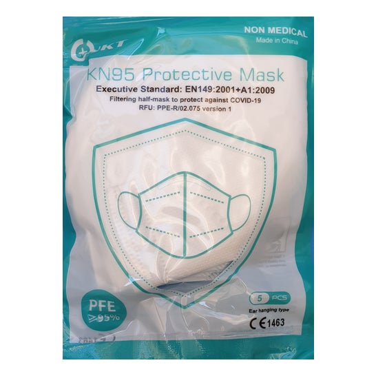 UNKT Masque De Protection KN95 5 Unités