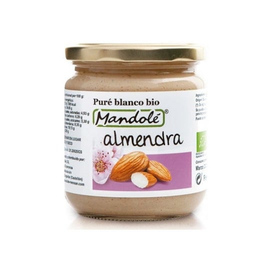 Mandole Crème d'amandes blanches Bio 325g