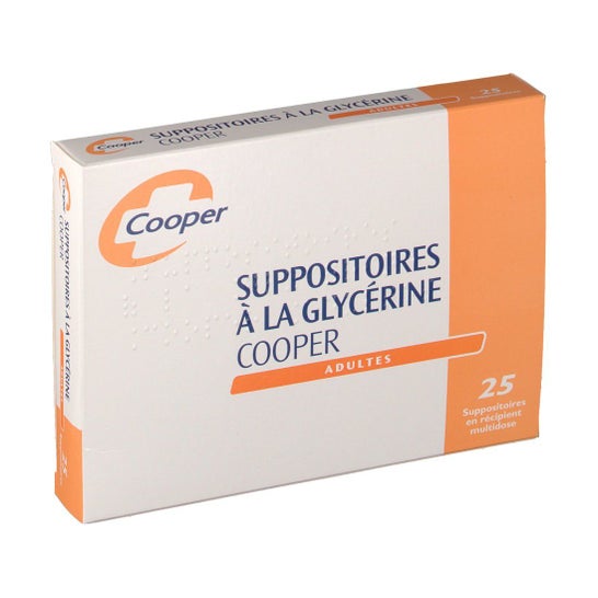 Cooper Suppositoires À La Glycérine Adultes 25uts