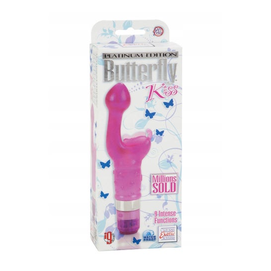 CalExotics Kiss Vibromasseur Papillon Rose 1ut