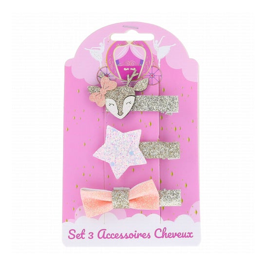 Stella Green Set 3 Accessoires Cheveux