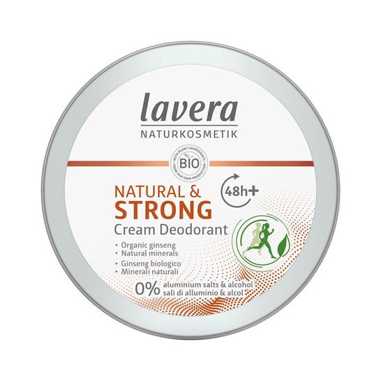 Lavera Crème Déodorante 48H + Strong & Natural 50ml