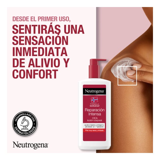 Neutrogena Intense Repair Lait Corps Peau Sensible 2 x 750 ml