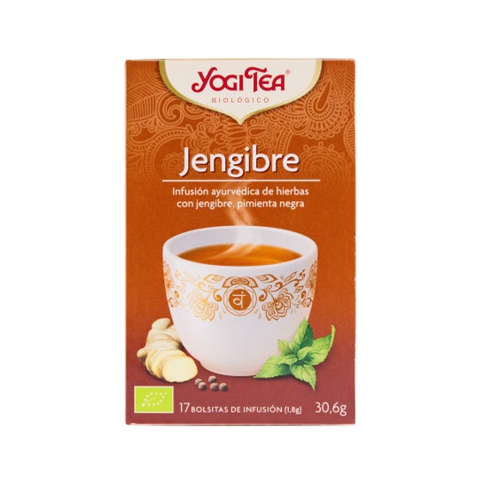 Yogi Thé Jengibre Jengibre 17 bolsitas