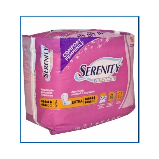 Serenity Anatomical Absorbente Advance Extra 10uds