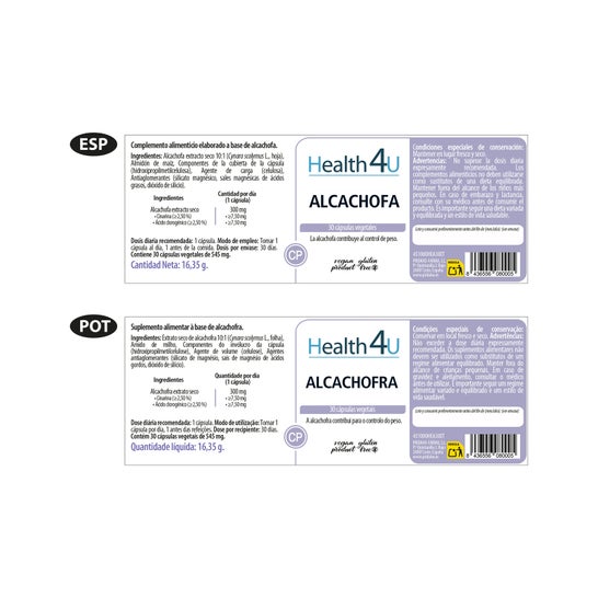 Health 4U Artichaut 400 mg 100 comprimés