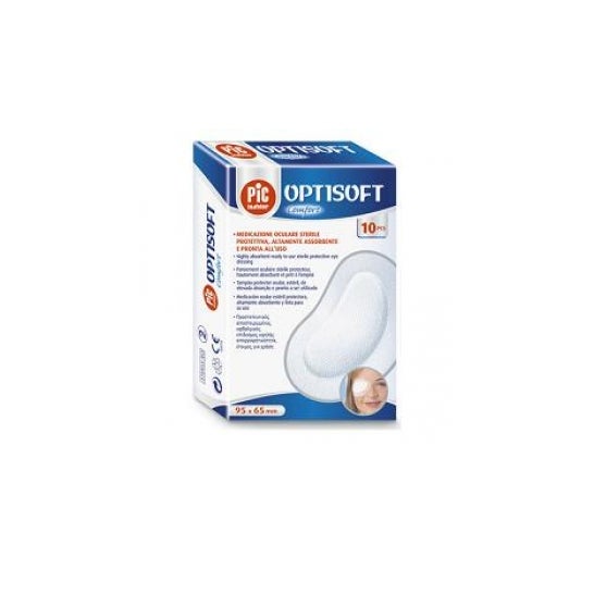 Pic Optisoft Comfort Comfort Gauze Eyeballs Adhesif 10 Gaze Adhésif
