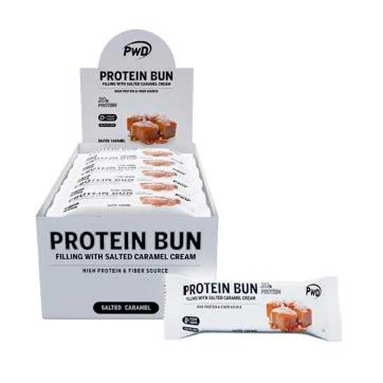 Pwd Nutrition Protein Bun Salted Caramel Bio 15x60g