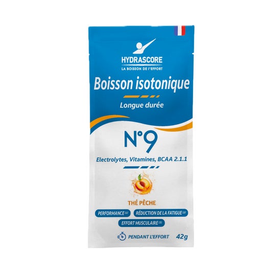 Hydrascore N°9 Boisson Isotonique Thé Pêche 42g