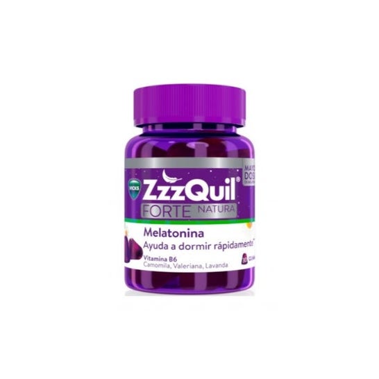 ZzzQuil Natura Forte Sabor Frutos del Bosque Gummies 30uds