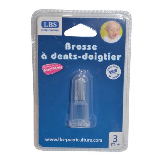 LBS Medical Brosse à Dents Doigtier Silicone +3m 1ut