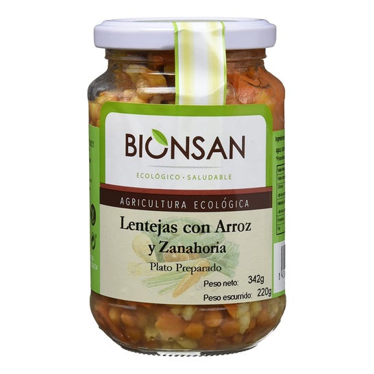 Carotte de riz aux lentilles bioniques 220 g