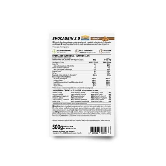 HSN Evocasein 2.0 Caseína Micelar + Digezyme® Turrón 500g
