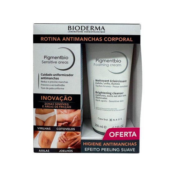 Bioderma Pigmentbio Set Sensitive Areas 75ml + Foaming Cream 200ml