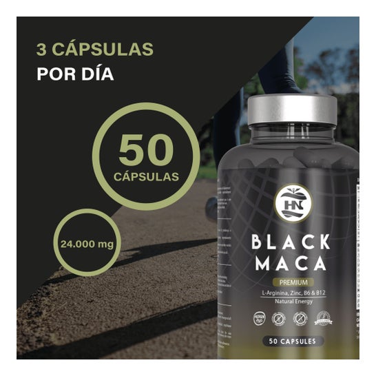 Hn Black Maca + L-Arginine 50caps