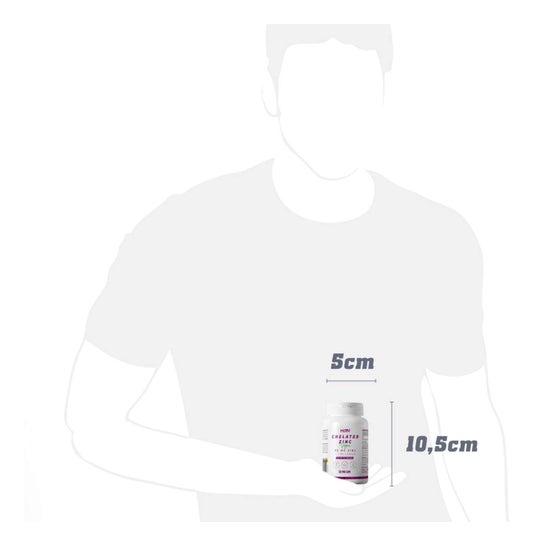 HSN Bisglicinato de Zinc 25mg Zinc 120vcaps