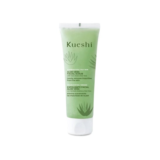 Kueshi Gommage Visage Aloe Vera Peaux Mixtes Grasses 85ml