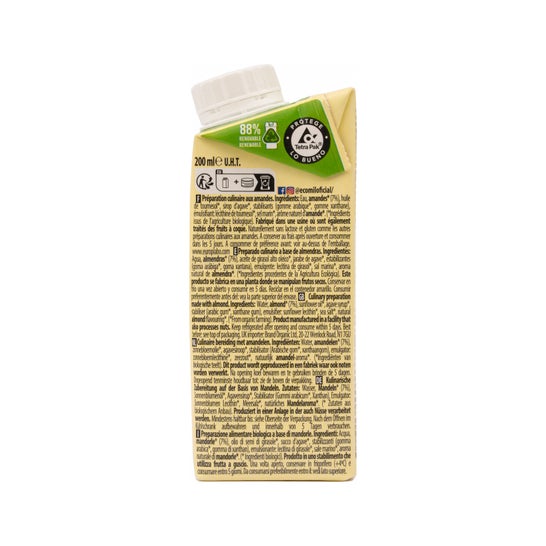 Ecomil Lait d'amande biologique 200 ml