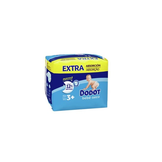 Dodot Baby Dry Extra T3+ 70 pièces