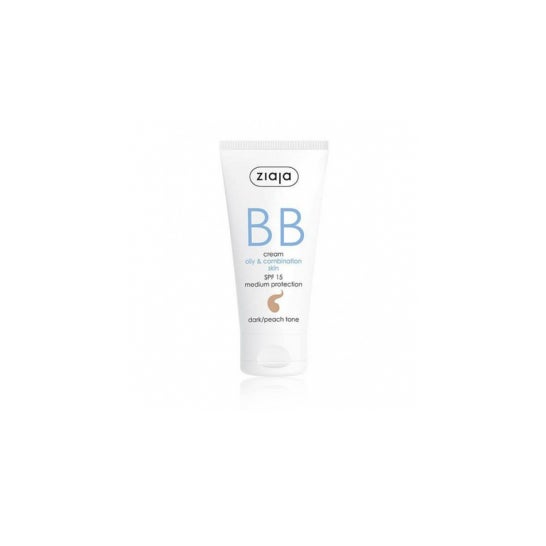 Ziaja Bb Crème Peau Grasse et Mixte Spf15 Teint foncé 50ml