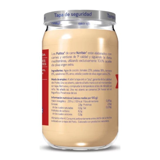 Nutriben Compote Bœuf avec Carottes 235g Nutriben Compote Bœuf avec Carottes 235g